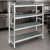 Thumbnail image #3 for Fermostock 4-Tier Stationary Starter Polymer Shelving Unit, 68
