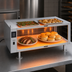 Thumbnail image #4 for Hatco Glo-Ray 2-Go 2-Tier Heated Holding Shelves, 39 x 20 Inches, Touchscreen Controls, Stainless Steel