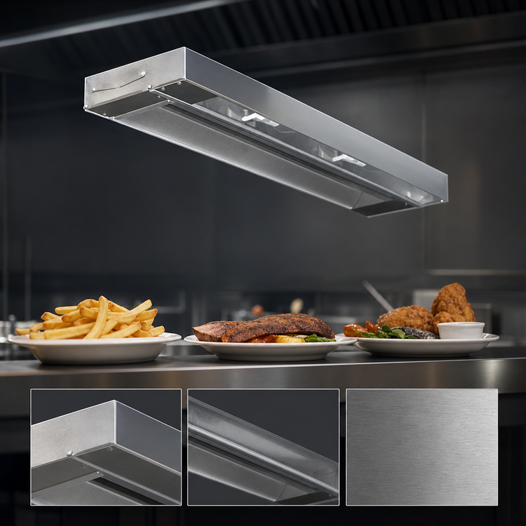 Product image #3 for Eagle RedHots 84-Inch Single Unlighted Rod-Type Strip Heat Lamp, 120V