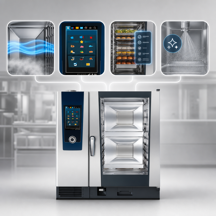 Product image #3 for RATIONAL iCombi Pro 10-Full Size Electric Combi Oven, 480V, 3-Phase, AutoDose