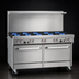 Thumbnail image #3 for Southbend S-Series 60-Inch Gas Restaurant Range with 10 Open Burners and 2 Standard Ovens