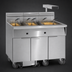 Thumbnail image #3 for Imperial 4-Battery Electric Floor Fryer, 75 lb. Capacity Each, Built-In Filter System and Dump Station
