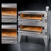 Thumbnail image #3 for Garland GPD-48-2 Double-Deck Gas Pizza/Baking Oven with Two 48 x 36 Inch Pyrorock Hearth Decks