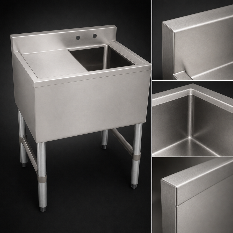 18-Gauge Stainless Steel Construction