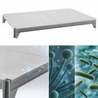 Thumbnail image #4 for Cambro Camshelving® Premium CPSK2172S1480 72 x 21-Inch Solid Antimicrobial Shelf Kit, Speckled Gray