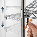 Thumbnail image #3 for Metro Super Erecta A2460NS Adjustable Stainless Steel Wire Shelf, 60W x 24D Inches, NSF