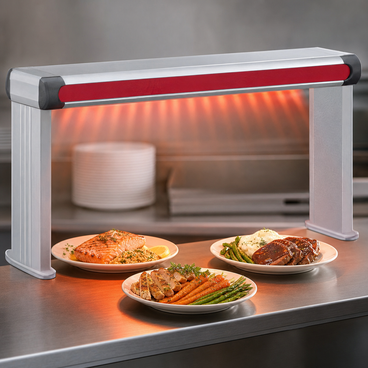 Product image #3 for Hatco Glo-Ray GR2AH-24 Designer Single Infrared Strip Heater with Tubular Metal Heating Rod, 27-1/2 Inch Wide, Unlighted