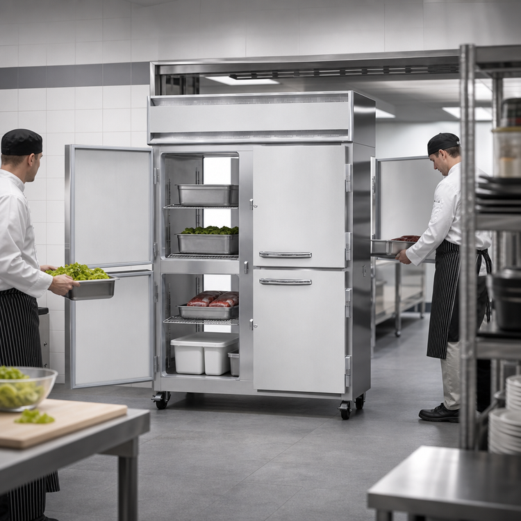 Product image #3 for Continental Refrigerator 2FENPTHD Two-Section Extra-Wide Pass-Thru Freezer