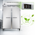 Thumbnail image #3 for Continental Refrigerator 2FN Two-Section Standard Depth Full-Height Solid Door Reach-in Freezer