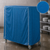Thumbnail image #3 for Metro Mariner Blue Waterproof Vinyl-Nylon Banquet Cart Cover for 48 x 24 x 74 Inch Carts