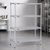 Thumbnail image #3 for Eagle Group 72-Inch Wide 4-Tier Chrome-Plated Wire Shelving Starter Unit