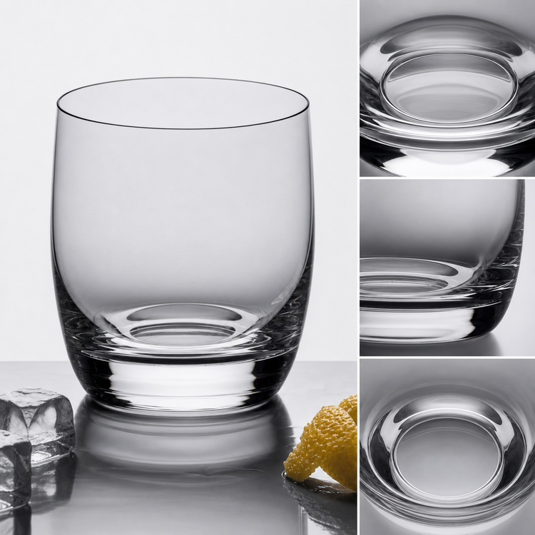Product image #3 for Lucaris Shanghai Soul Double Rock Glass, 13 oz Clear Glass, Case of 24