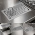 Thumbnail image #3 for Eagle Spec-Bar Drop-In Glass Rinser Trough, Type 300 Stainless Steel