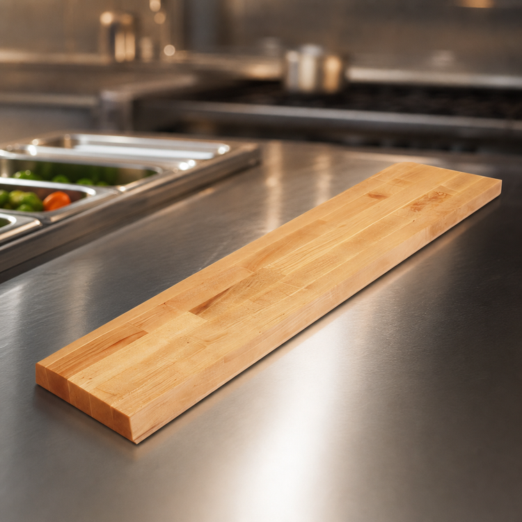 Product image #3 for John Boos 120-Inch x 8-Inch Edge Grain Maple Steam Table Cutting Board