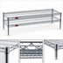 Thumbnail image #3 for Eagle Group QuadTruss 2-Tier Front Case Merchandise Wire Shelving Unit, 24 x 14 x 14 Inches, Chrome Finish