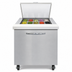 Thumbnail image #3 for Continental Mighty Top 32-Inch Sandwich Prep Table Refrigerator, 12-Pan Top, Solid Door