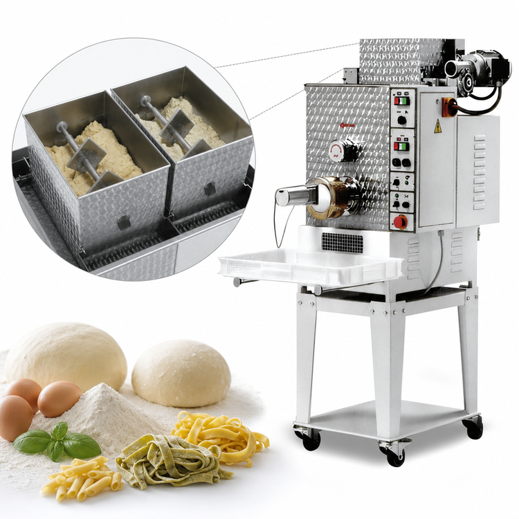 Product image #3 for Trento Avancini TRD110 Dual Tank Floor Model Commercial Pasta Machine
