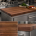 Thumbnail image #3 for John Boos Boos Block American Black Walnut Edge Grain Kitchen Countertop with Varnique Finish, 36 x 27 x 2-1/4 Inch
