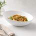 Thumbnail image #3 for American Metalcraft 94 oz. Angled Melamine Bowl, 12 Inch Diameter x 4 Inch H, White