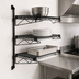 Thumbnail image #3 for Quantum Wall-Mount Cantilever Shelf Starter Unit, Black Epoxy Antimicrobial Finish