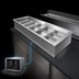 Thumbnail image #3 for Hatco Drop-In Refrigerated Cold Well, 6 Full-Size Pans, Top Mount, Remote Refrigeration