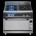 Thumbnail image #3 for Vulcan V Series Heavy Duty 36-Inch Modular Gas Range with 2 Open Burners and 24-Inch Thermostatic Griddle