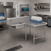 Thumbnail image #3 for John Boos Pro-Bowl L-Shaped Island Soiled Dishtable with 20