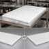 Thumbnail image #3 for John Boos 96-Inch x 24-Inch Reversible Poly Work Table Top, 1-Inch Thick Replacement Top