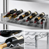 Thumbnail image #3 for Eagle Group Commercial Cradle Wire Wine Shelf, 48-Inch W x 14-Inch D, 12-Bottle Capacity, Chrome-Plated