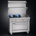 Thumbnail image #3 for Southbend Platinum 36-Inch Heavy Duty Gas Range with 2 Open Burners, 2 Hot Tops, and 1 Convection Oven