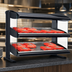 Thumbnail image #3 for Hatco HXMS-48D 48-Inch Countertop Slanted Heated Merchandiser with Dual Shelves and LED Lighting