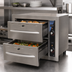 Thumbnail image #3 for BK Resources 2-Drawer Countertop Drawer Warmer for Full-Size Pans, Thermostatic, 120V