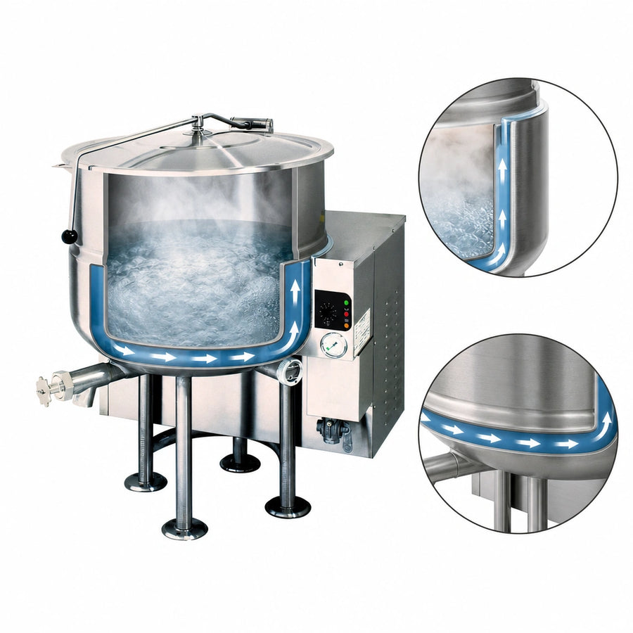2/3 Steam-Jacketed, Self-Contained Design