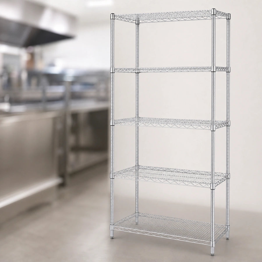 Five Wire Shelves Included