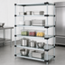 Thumbnail image #3 for Quantum 30-Inch x 21-Inch x 54-Inch Stationary Solid Shelving Starter Kit with 5 Shelves