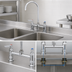 Thumbnail image #3 for T&S Brass B-0321-CC 8-Inch Center Deck Mount Mixing Faucet with 5-3/4-Inch Swivel Gooseneck