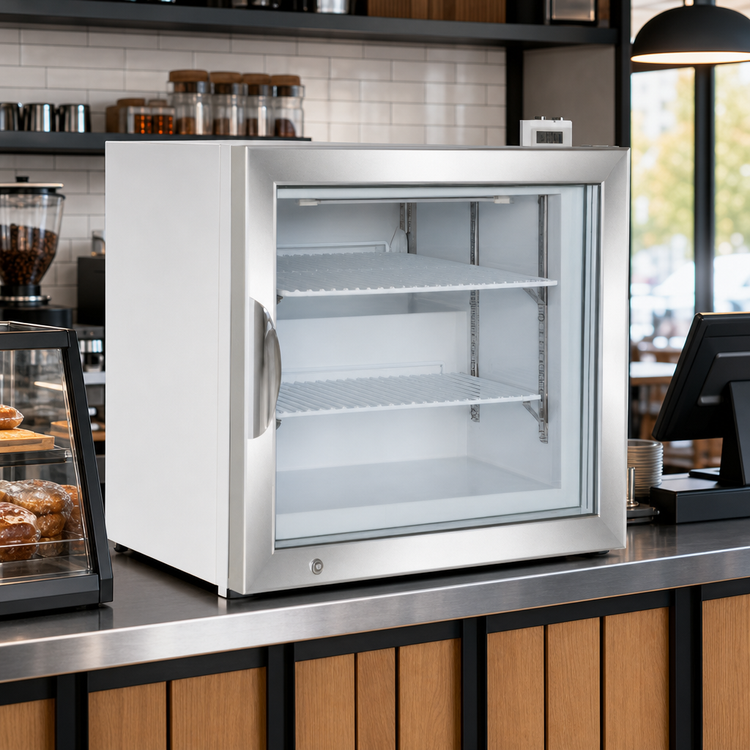Product image #3 for Maxx Cold X-Series Countertop Reach-In Freezer Merchandiser with Triple-Pane Glass Door, 2.1 Cu. Ft.