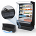 Thumbnail image #3 for Turbo Air Extra Deep Vertical Open Display Merchandiser, 48 Inches Wide, 23.2 Cu. Ft., Black