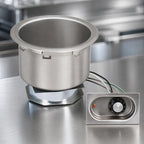 Thumbnail image #3 for Eagle Group 11QDI-120 11-Quart Round Drop-In Electric Food Warmer, Stainless Steel, Wet/Dry, No Drain, Infinite Control