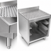Thumbnail image #3 for John Boos Underbar Glass Rack Storage Unit with Drainboard and 3