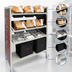 Thumbnail image #3 for Camshelving Premium 5-Tier Mobile Flex Station, 24 x 48 x 75 Inches, Speckled Gray
