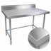Thumbnail image #3 for BK Resources Open Base 5-Inch Riser Top Stainless Steel Work Table, 72 x 30 Inches