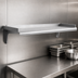 Thumbnail image #3 for Eagle Snap-n-Slide 72-Inch x 15-Inch Wall-Mounted 16/304 Stainless Steel Shelf with Rolled Front Edge