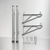 Thumbnail image #3 for Eagle Group Valu-Gard Adjustable Post Wire Wall Mount Prepackaged End Unit for 21-Inch Deep Shelves, 33-Inch Posts
