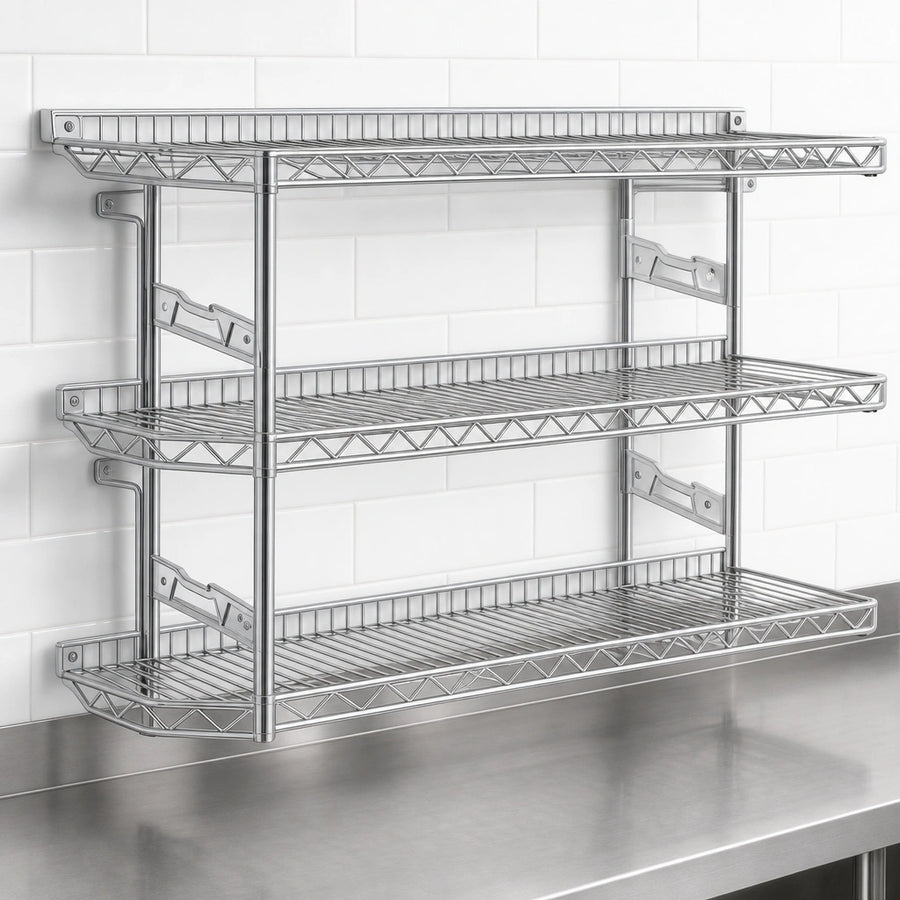 Quad-Truss Open Wire Shelves