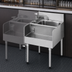 Thumbnail image #3 for 2200 Series 18-Inch Wide Underbar Blender/Dump Sink Modular Add-On Station with Faucet, Basket Drain, and Duplex Receptacle