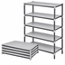 Thumbnail image #3 for Cambro Camshelving Elements XTRA Solid Universal Shelf Kit, 24 x 42 Inches, Speckled Gray