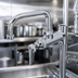 Thumbnail image #3 for T&S Brass B-0155-CR Add-On Faucet for Pre-Rinse Units, 6-Inch Swing Nozzle