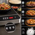 Thumbnail image #3 for CookTek FaHeater Single-Burner Countertop Induction Fajita Skillet Warmer, 120V, 1800W