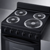 Thumbnail image #4 for Summit Appliance 24-Inch Freestanding Electric Coil Range with 2.9 Cu. Ft. Oven